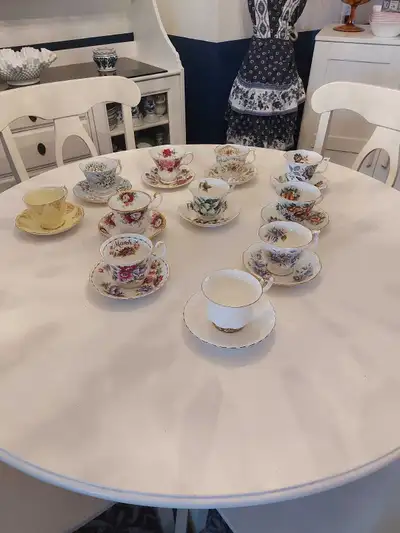 royal Albert tea cups 25$ each , View more