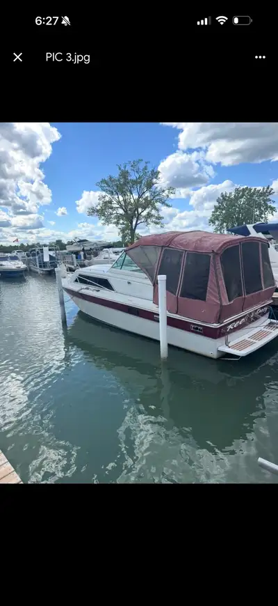 I'm selling a 1987 Chris Craft Cruiser, a 30-foot vessel perfect for cruising. This boat has been lo...
