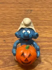 Pumpkin smurf, schtroumpf citrouille d’Halloween (136)