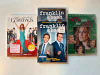 The Comeback/Franklin Bash S1/Sex the City S6P1 DVD $3 Each
