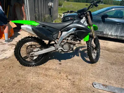 Good bike. Had 4 years, used twice. Not using, needs to go. Fresh tires, good starter, lots of power...