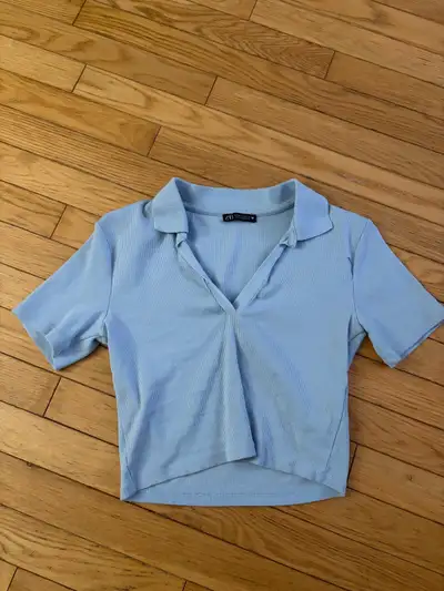 Zara Cropped Tee, View more