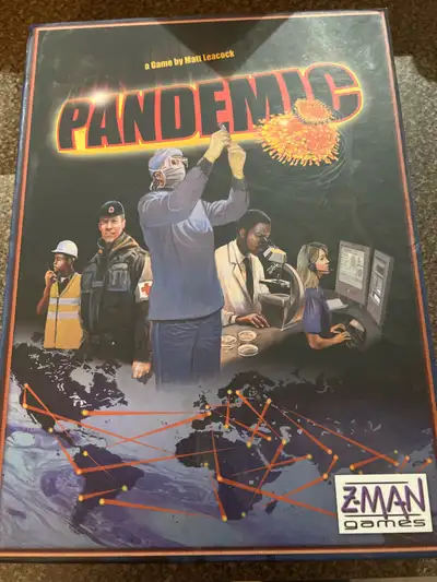 Pandemic Board Game - the classic! I think this is the first printing. https://boardgamegeek.com/boa...