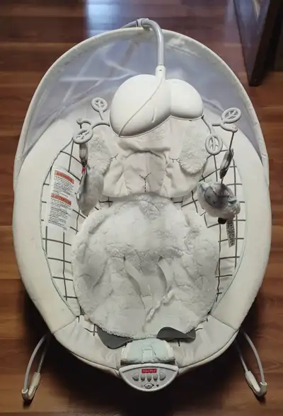 FISHER PRICE SHEEP BOUNCER/VIBRATING CHAIR, View more