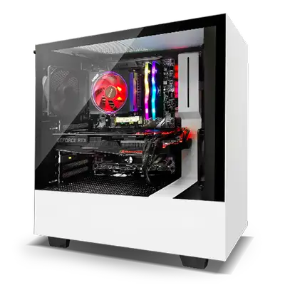 Used gaming computer kept great care of it, runs amazing i get 165 fps+ on all games NZXT H510 (Whit...