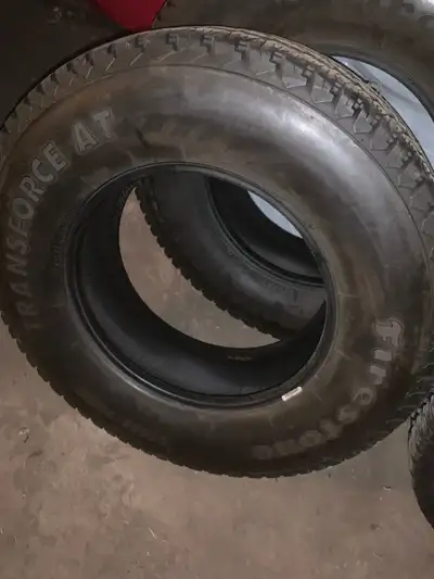265/70R17 Firestone transforce A/T Like new