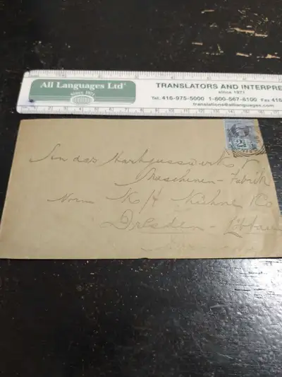 Lovely 1896 England cover to Dresden, Germany, View more