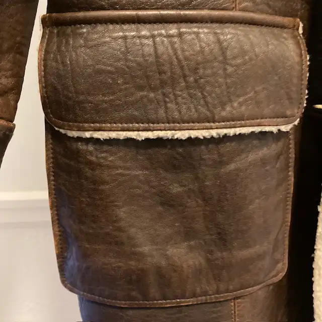 Pollini womens Italian brown leather coat size 42 (10) nice! in Women's - Tops & Outerwear in City of Montréal - Image 6