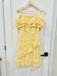 Yellow Dress New! Le Château was $89+tax