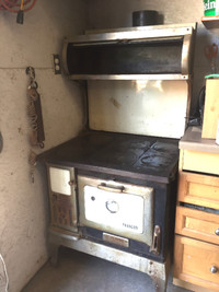 Antique Cast Iron Wood Cook Stove by Guelph Stoves