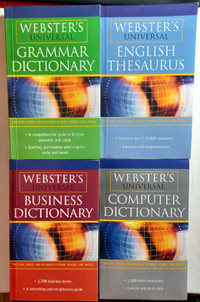 Webster's Universal Grammar / Business / Computer Dictionaries