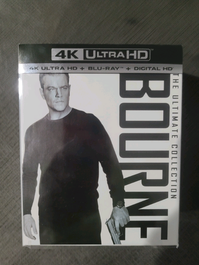 For Sale is a New but not sealed The Bourne Collection in 4k Ultra HD Collection includes: THE BOURN...
