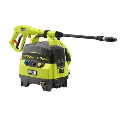 RYOBI 40V 1200 PSI 1.0 GPM Cordless Electric Cold Water Pressure, View more