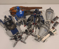 LEGO Star Wars various builds Droid Tri-Fighter  speeder etc