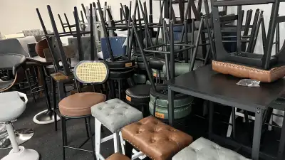 360° Swivel Bar Stools Set of 2 Stools with Backrest for Kitchen, View more
