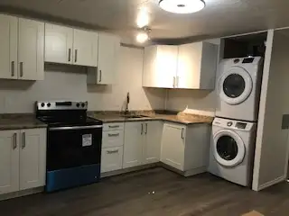 2 bedroom, 1 bathroom; kitchen-living room open concept unit available for rent in downtown Whitehor...