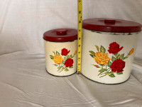 Vintage 50’s kitchen canisters