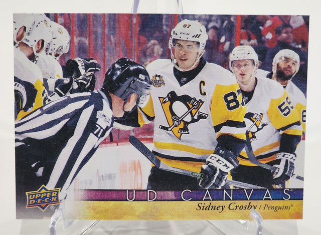 Sidney Crosby 2017-18 Upper Deck Canvas in Arts & Collectibles in Edmonton