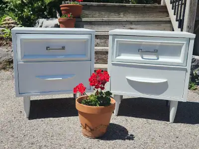 Pair of Matching Nightstands, View more