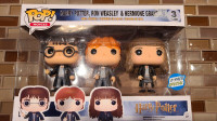 Funko POP Harry Potter 3-Pack Exclusive (Harry, Ron, Hermione)