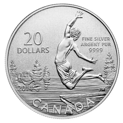 Fine Silver Coin - Summertime (2014), View more
