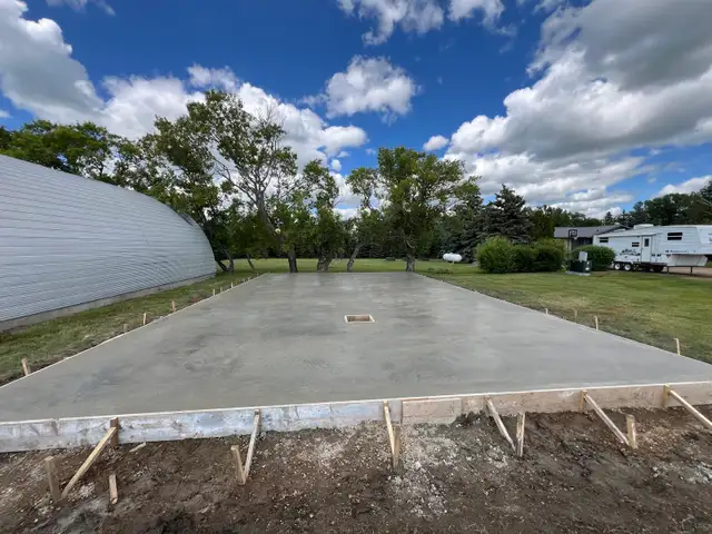 Excavation, Concrete and Framing