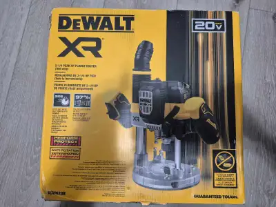 DEWALT 20V Max XR 2-1/4In HP Plunge RouterModel # DCW620B, View more