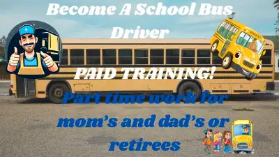 School Bus Drivers Needed, View more
