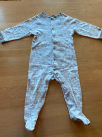 Pyjama unisexe de coton taille 24 mois (c407)