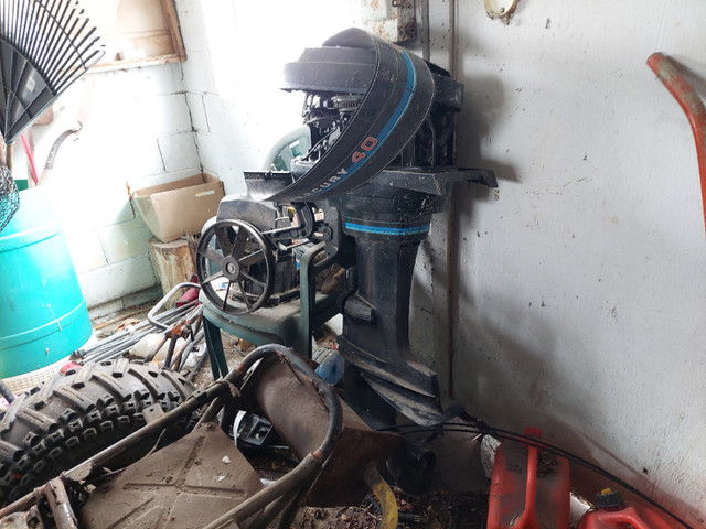 Mercury 40hp outboard motor in Boat Parts, Trailers & Accessories in Kingston