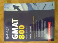 Kaplan  GMAT 800 Book