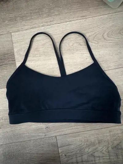 Navy size 6 Lululemon sports bra, View more