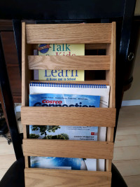Need a Wooden Magazine rack for your bathroom?? $12.00