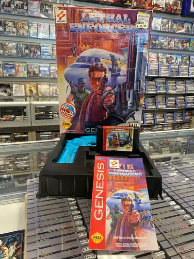 Sega Genesis Lethal Enforcers Gun Bundle in Box @ Cashopolis!!, View more