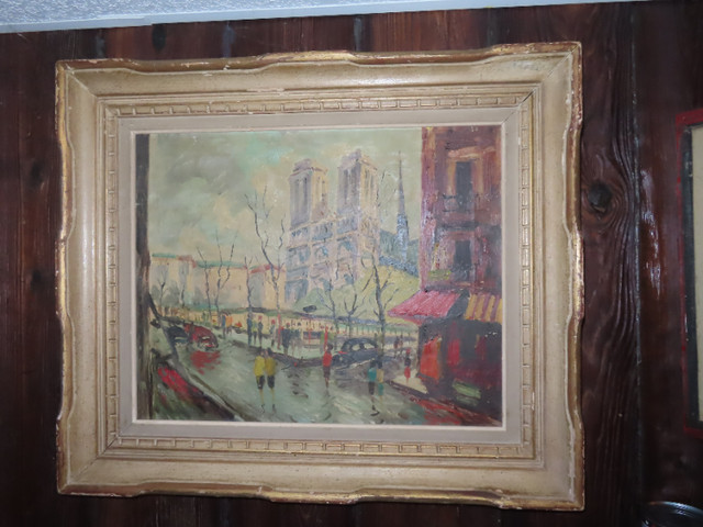 Tableau d'Europe à l'huile (Peinture) in Arts & Collectibles in Sherbrooke - Image 3