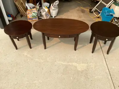 Coffee Table and 2 End Tables , View more
