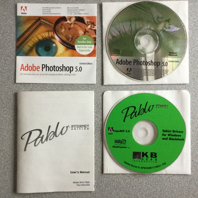Vintage Pablo GRAPHICS TABLET Internet Edition Mac Windows 95-98 in iPad & Tablet Accessories in Oshawa / Durham Region - Image 3