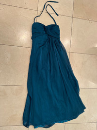 Beautiful long blue dress! For prom, wedding, etc 