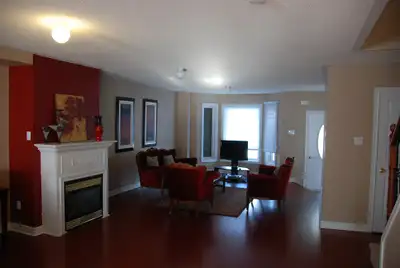 Clean, spacious, and 4 Bedroom/ 4 bathroom fully furnished townhouse features a master bedroom with...