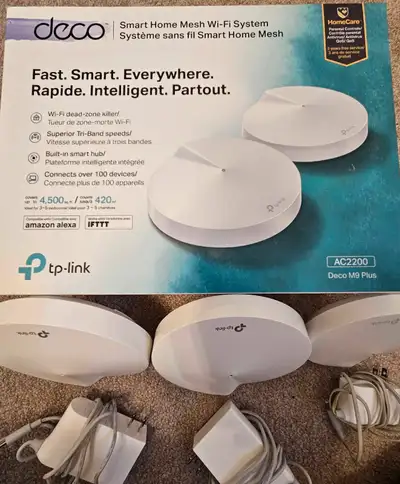 TP Link Deco M9 Plus + M5 Mesh Router, View more