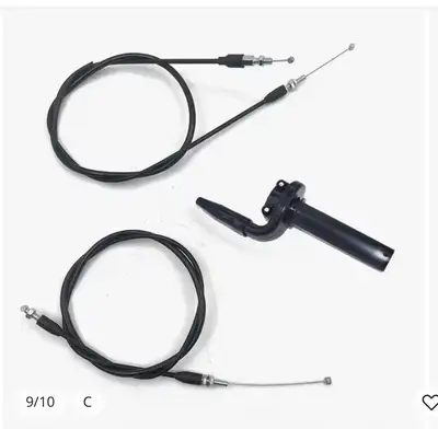 A new motorcycle throttle cable and handle, designed to provide smooth and responsive control for yo...