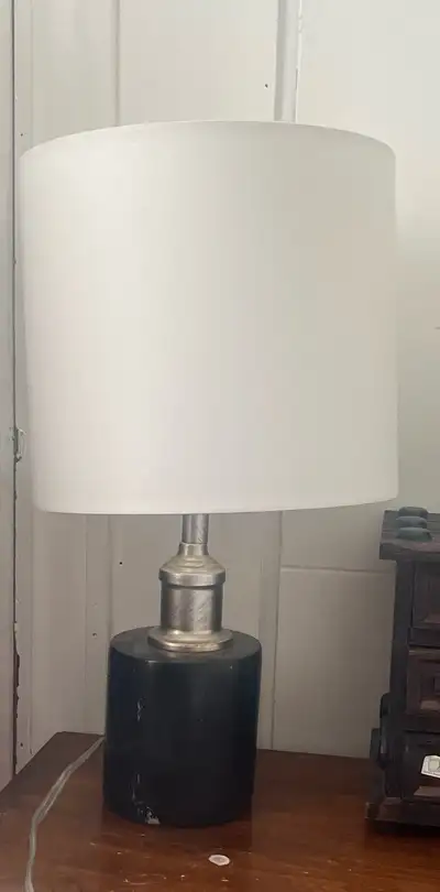 Modern Table Lamp with White Shade, View more