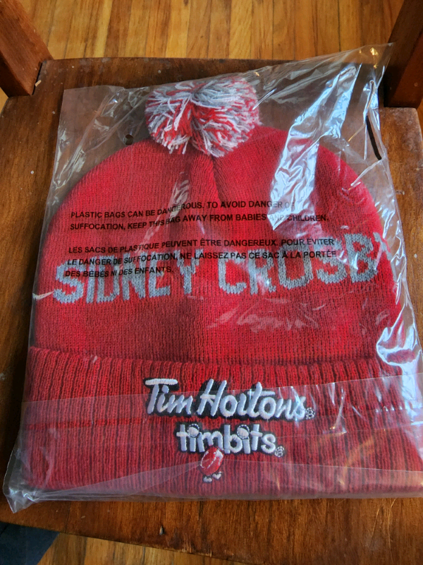 Sidney Crosby Tim Hortons timbits hockey winter hat  in Other in London - Image 2