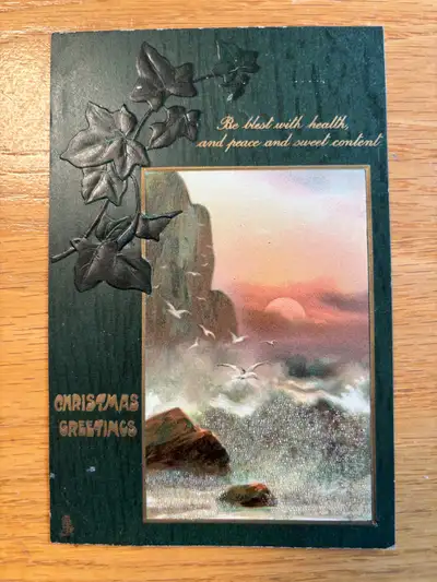 Antique Tuck Christmas Postcard, View more