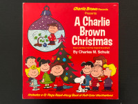 Vintage A Charlie Brown Christmas Vinyl LP Complete Booklet  Exc