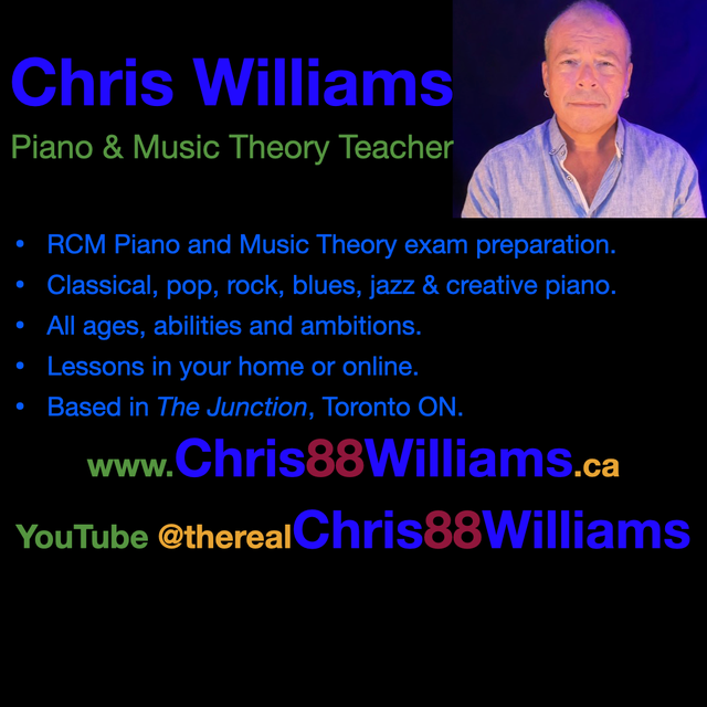Piano/music teacher with open time slots.