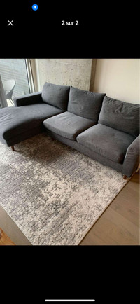 Grey sectional couch (I offer free delivery)