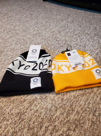 Trio of 2020 Tokyo Olympics hats / toques w/ tags - Youth size
