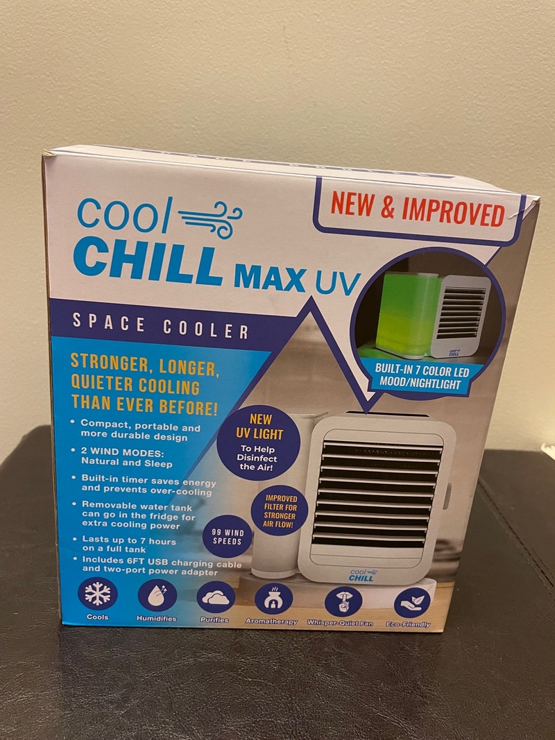 Cool Chill Max UV Space Cooler (fan/like a mini air conditioner
