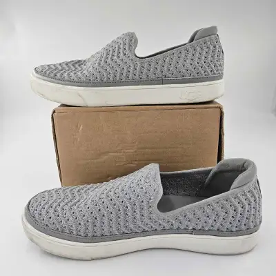 UGG Woman's Slip On Loafer Seal Metalic Knit Size 8.5, View more